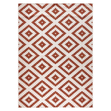 Hnědo-krémový venkovní koberec NORTHRUGS Malta, 200 x 290 cm