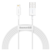 Datový kabel Baseus Superior Series Fast Charging Data Cable USB to iP 2.4A 2m, bílá