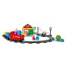 Stavebnice Peppa Pig Train Fun PlayBIG Bloxx železnice s vlakem a domečkem s 2 figurkami od 1,5-