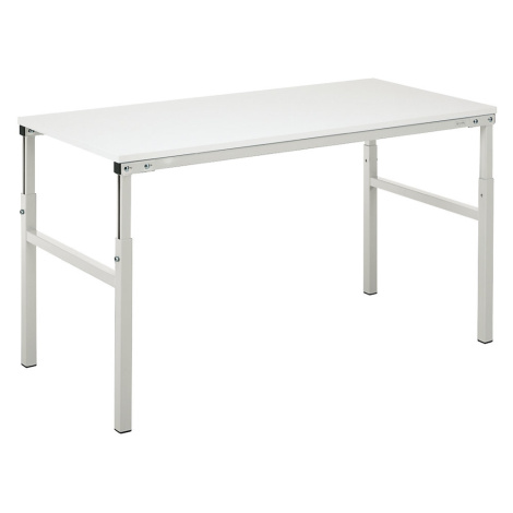 Treston Pracovní stůl řady TP, základní stůl, s ručním přestavováním výšky, š x h 1500 x 700 mm