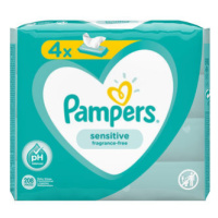 Pampers Sensitive Baby Wipes vlhčené ubrousky 208 ks (4x 52 ks)