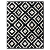 Hanse Home Collection koberce Kusový koberec Hamla 105477 Black Cream Rozměry koberců: 120x170