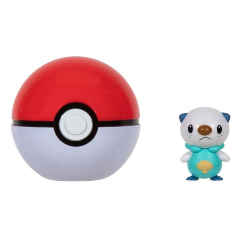 Pokémon poké ball clip 'n' go oshawott + poké ball Orbico