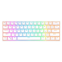 Klávesnice Royal Kludge RK61 RGB Mechanical Keyboard, Red Switch (White)