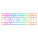 Klávesnice Royal Kludge RK61 RGB Mechanical Keyboard, Red Switch (White)