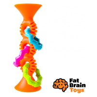 Fat Brain chrastítko pipSquiz Loops oranžové