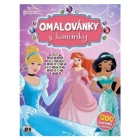 Disney Princezny - Omalovánky s kamínky