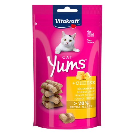 Vitakraft Cat Yums pamlsky pro kočky - Sýr (6 x 40 g)
