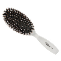 Eurostil Brush Boar Bristles - kartáče na prodlužované vlasy, kančí štětiny 03690 - Oval Large -