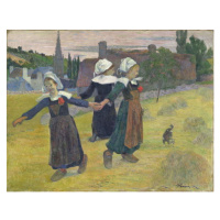 Obrazová reprodukce Breton Girls Dancing, Pont-Aven, 1888, Paul Gauguin, 40 × 30 cm