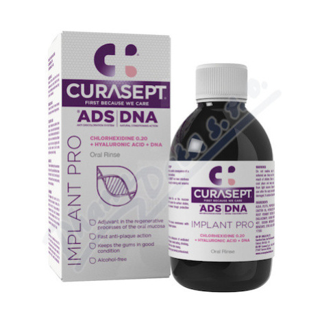 CURASEPT ADS DNA IMPLANT PRO Ústní voda 200ml