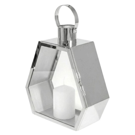 Estilo Home Dekorační lucerna PALACE 43 cm lesklý chrom 5905623253275