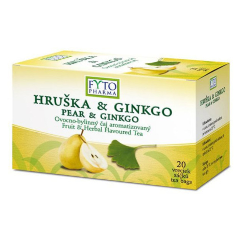 Fytopharma Ovocno-bylinný čaj hruška & ginkgo 20x2 g