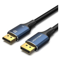 Vention Cotton Braided DP (DisplayPort) 1.4 Cable 8K 1m Blue Aluminum Alloy Type