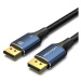 Vention Cotton Braided DP (DisplayPort) 1.4 Cable 8K 1m Blue Aluminum Alloy Type