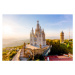 Fotografie Aerial view of Barcelona skyline with, Alexander Spatari, 40 × 26.7 cm