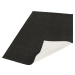 NORTHRUGS - Hanse Home koberce Kusový koberec Twin-Wendeteppiche 103096 schwarz creme – na ven i