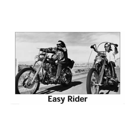 EASY RIDER - riding motorbikes (B&W), 101.5 × 68.5 cm