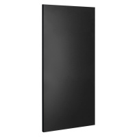 Sapho ENIS koupelnový sálavý topný panel 600W, IP44, 590x1200 mm, černá mat