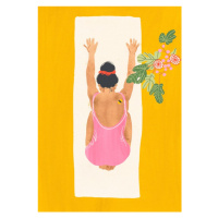 Ilustrace Yoga Time, Gigi Rosado, 26.7 × 40 cm