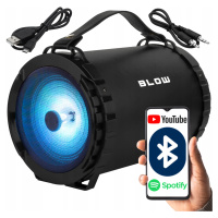 Výkonný Bluetooth Reproduktor Usb Sd Aux Fm Rádio Přenosný Led Bazooka Karaoke