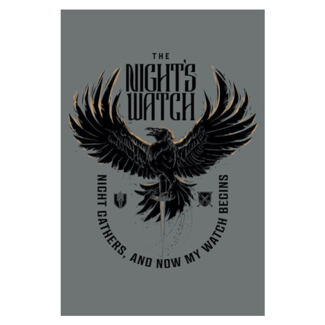 Umělecký tisk Hra o Trůny - The Night's Watch, (26.7 x 40 cm)