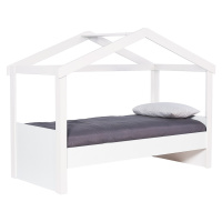 Domečková postel 90x200 spencer - bílá