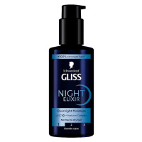 Schwarzkopf Gliss Night Elixir noční elixír na vlasy Overnight Moisture 100ml