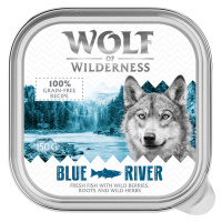 Wolf of Wilderness Adult 6 x 150 g vanička - Blue River - rybí