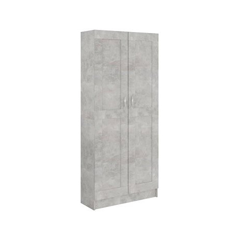 Shumee betonově šedá 82,5×30,5×185,5 cm dřevotříska, 802736