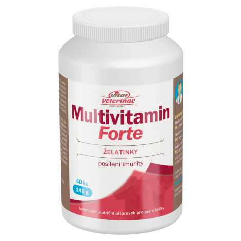 VITAR Veterinae Multivitamin Forte želé 40ks Vitar Veteriane