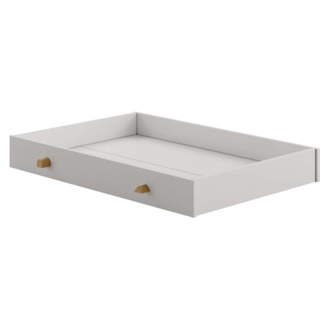 Světle šedý šuplík pod dětskou postel 70x140 cm Cube - Pinio