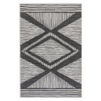 ELLE Decoration koberce Kusový koberec Gemini 106014 Black z kolekce Elle – na ven i na doma - 1
