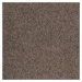 Metrážový koberec Omega Cfl 55122 hnědá, zátěžový - S obšitím cm