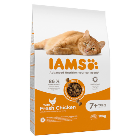IAMS Advanced Nutrition Senior Cat s kuřecím - 10 kg