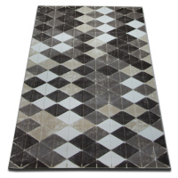 Dywany Lusczow Kusový koberec ACRYLOVY YAZZ 7660 tmavě béžový / hnědý