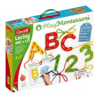 Lacing ABC + 123 Alphabets and numbers / Provlékací souprava s písankou a omalovánkami