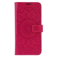 TopQ Pouzdro Samsung A16 knížkové Mandala tmavě růžová 132950