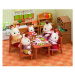 Sylvanian Families - Nábytek jídelní stůl se židlemi