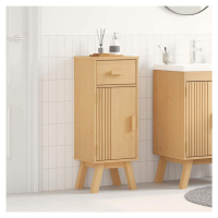 vidaXL Koupelnová skříň se zásuvkou Olden Hnědá 35 x 30 x 90 cm