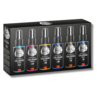 The Shave Factory Cologne Gift Set 02 - set kolínských vod po holení, 6 x 50 ml - červená krabič