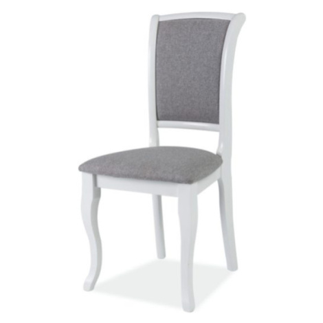 Jídelní židle SIGMN-SC bílá/šedá