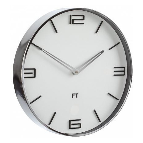 Designové nástěnné hodiny Future Time FT3010WH Flat white 30cm FOR LIVING