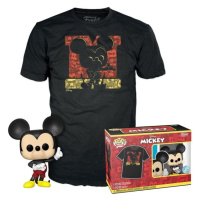 Funko POP! & Tee Box: Disney - Mickey L (Diamond Glitter)