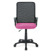 Kancelářská židle FRESH růžová/černá