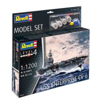 Revell ModelSet loď 65824 - USS Enterprise (1:1200)