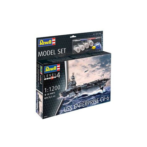 Revell ModelSet loď 65824 - USS Enterprise (1:1200)