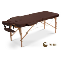 Fabulo, USA Dřevěný masážní stůl Fabulo UNO Set (186x71cm, 9 barev) Barva: čokoládová