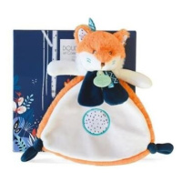 Doudou et Compagnie Plyšová líška na maznanie Fox Tiwipi oranžová 23 cm v darčekovom balení DC36
