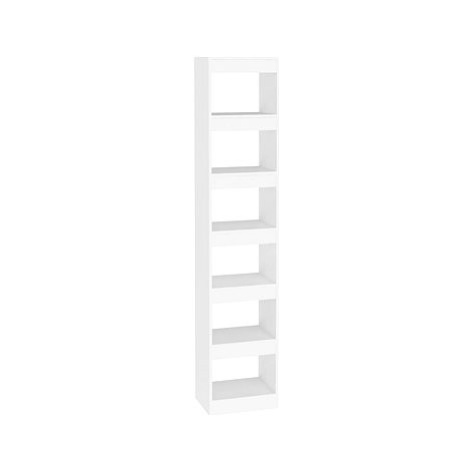 Shumee Knihovna / dělicí stěna bílá 40 × 30 × 198 cm